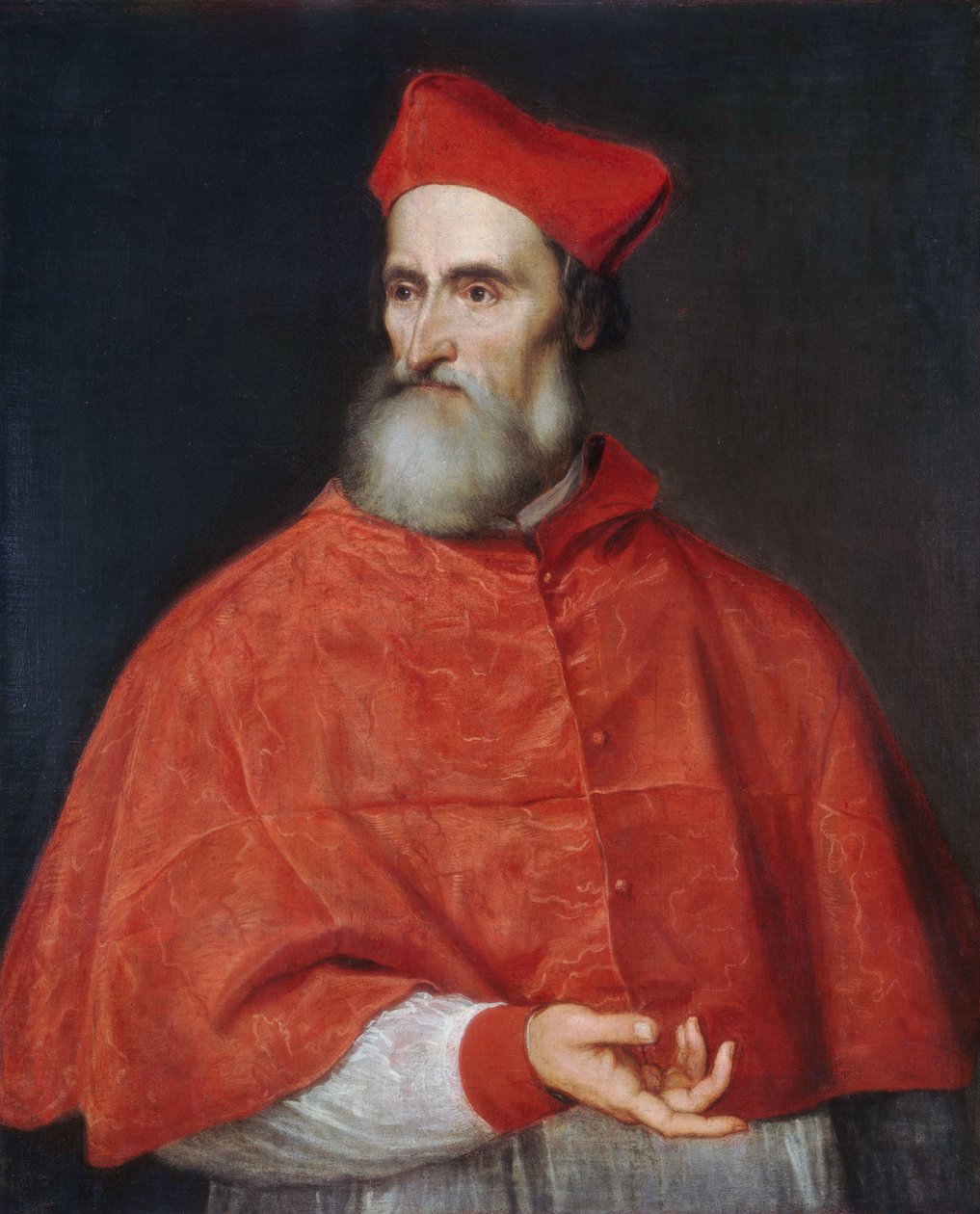 Portræt af Pietro Bembo kardinal af Tiziano Vecelli