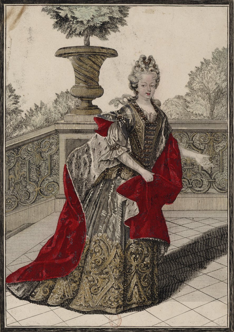 Marie Adélaïde af Savoyen, mens hertuginde af Bourgogne af Unknown
