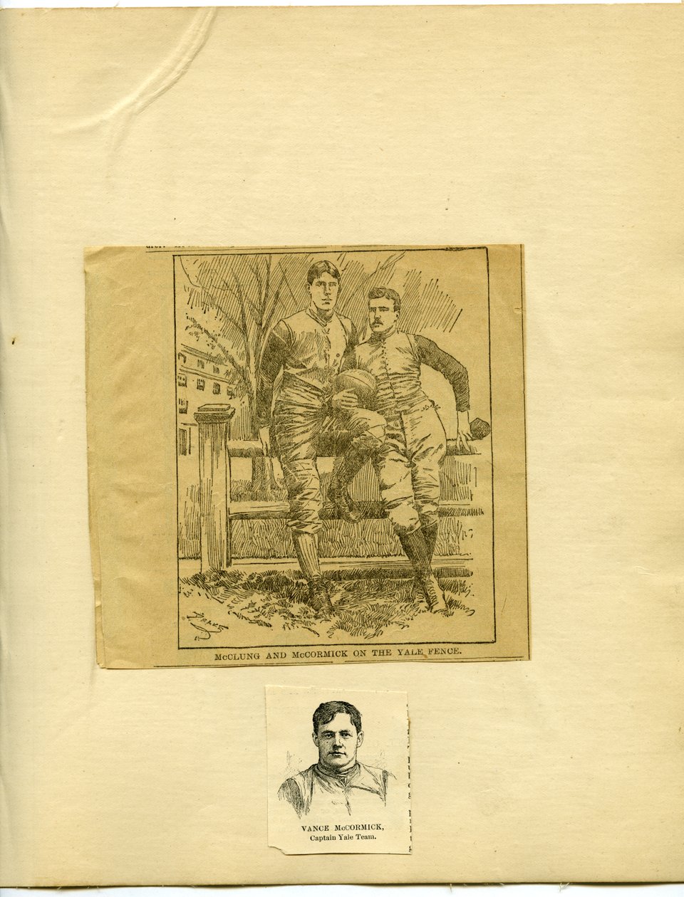 McClung og McCormick på Yale -hegnet af Unknown