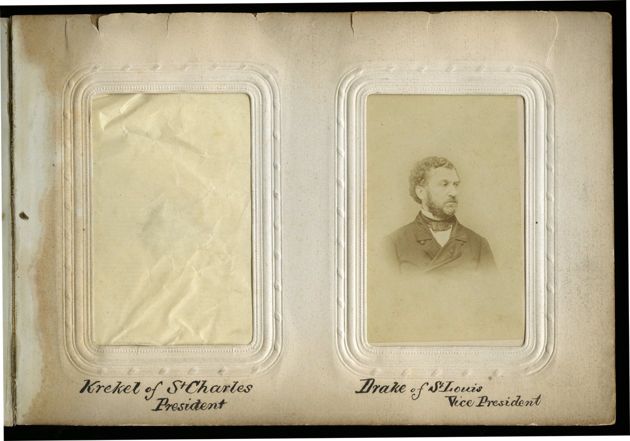 Missouri Constitutional Convention of 1865 Albumside med Charles D. Drake af Unknown
