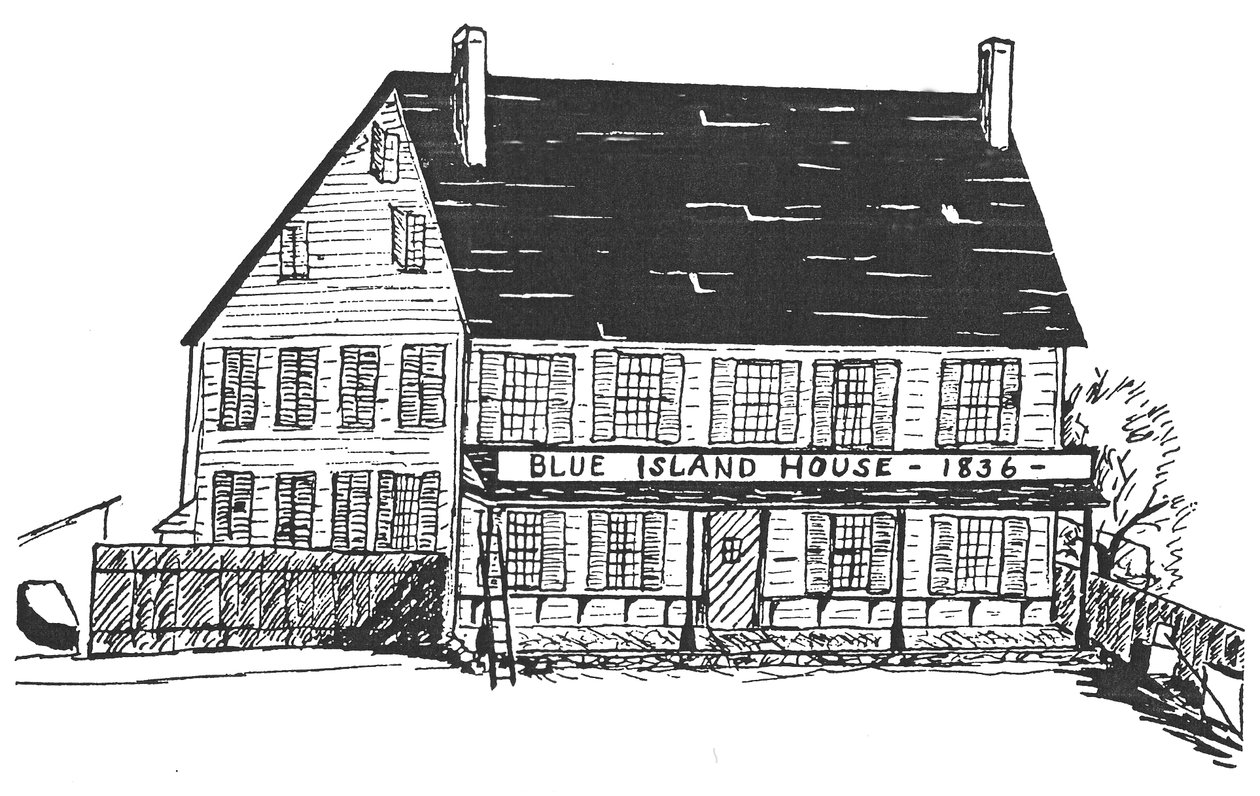 The Blue Island House af Unknown