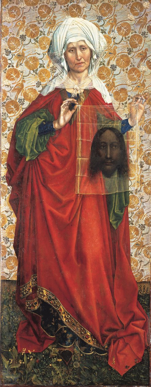 Saint Veronica, ca. 1428-30 (blandet teknik på egetræ) af (1375/8 1444) Master of Flemalle