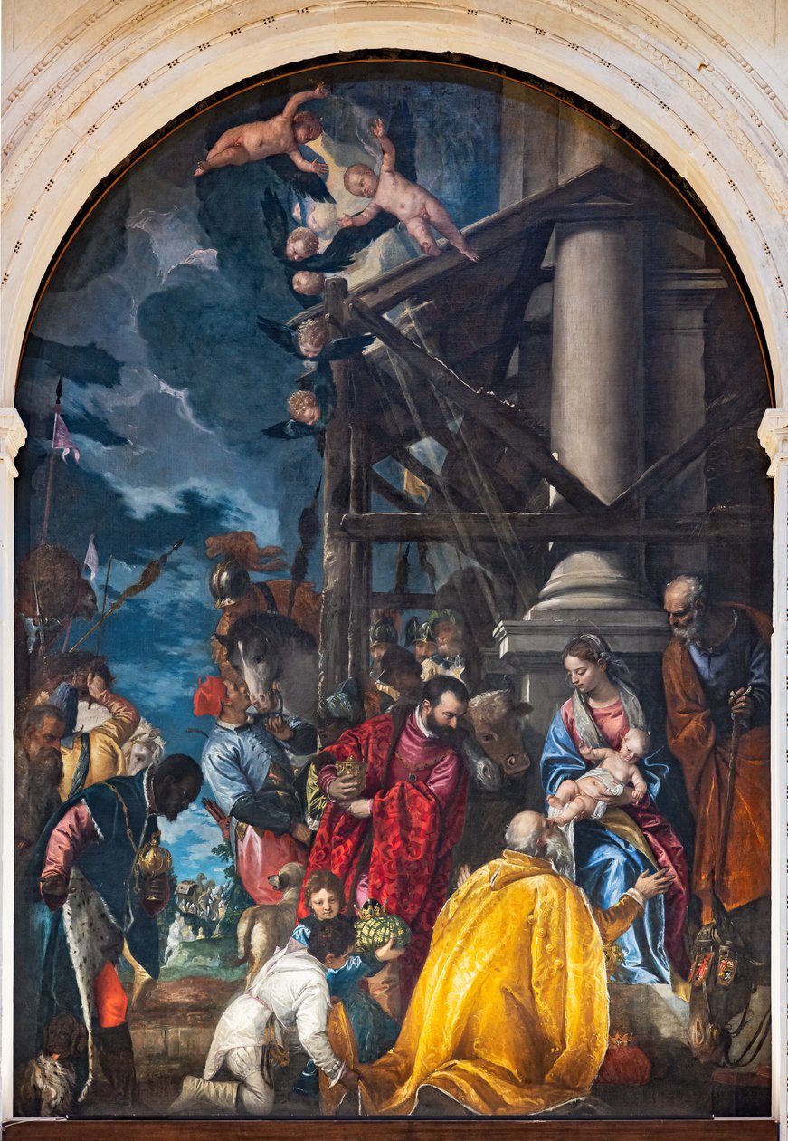 Tilbedelse af Magi af (1528 88) Veronese
