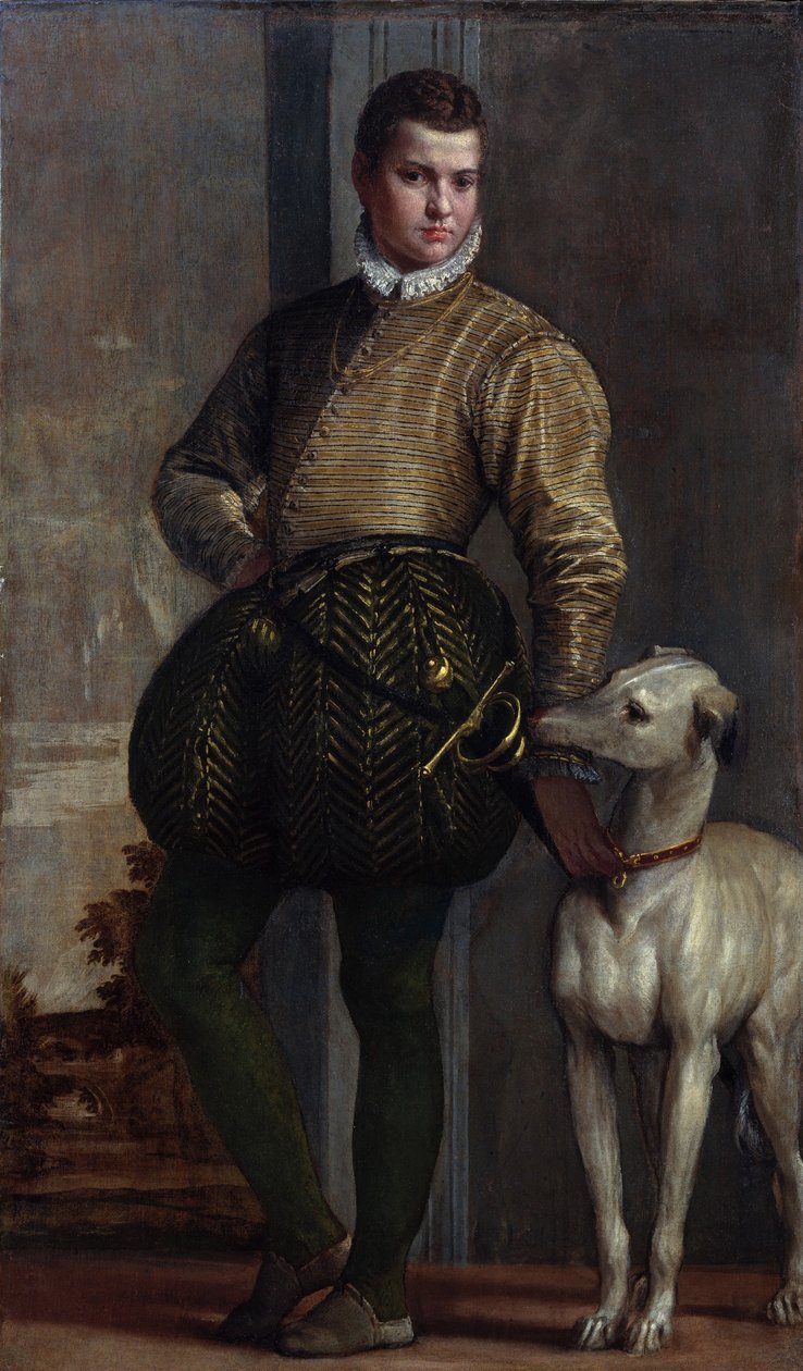 Boy with a Greyhound, ca. 1570