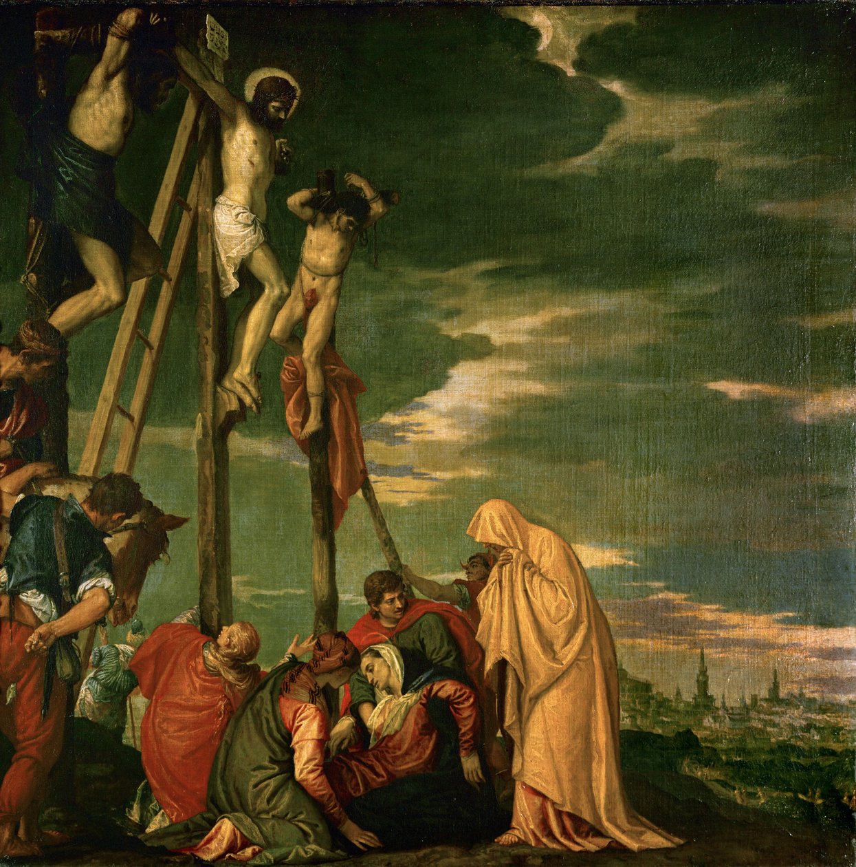 Kristus på Golgata bjerg ... af (1528 88) Veronese