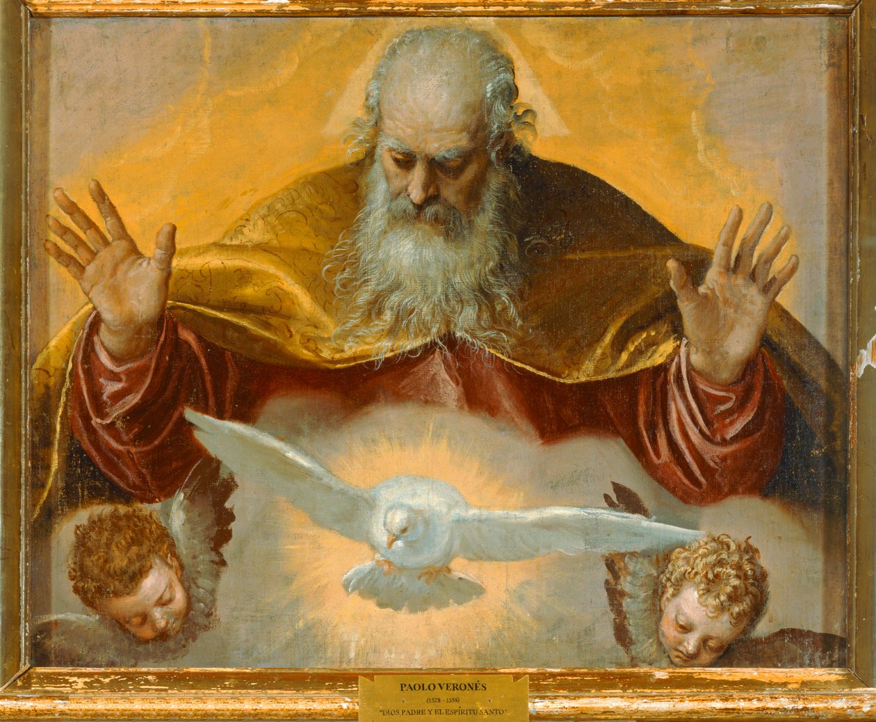 Gud Fader og Gud Hellig GhoSt. 10014555 ... af (1528-88) Veronese