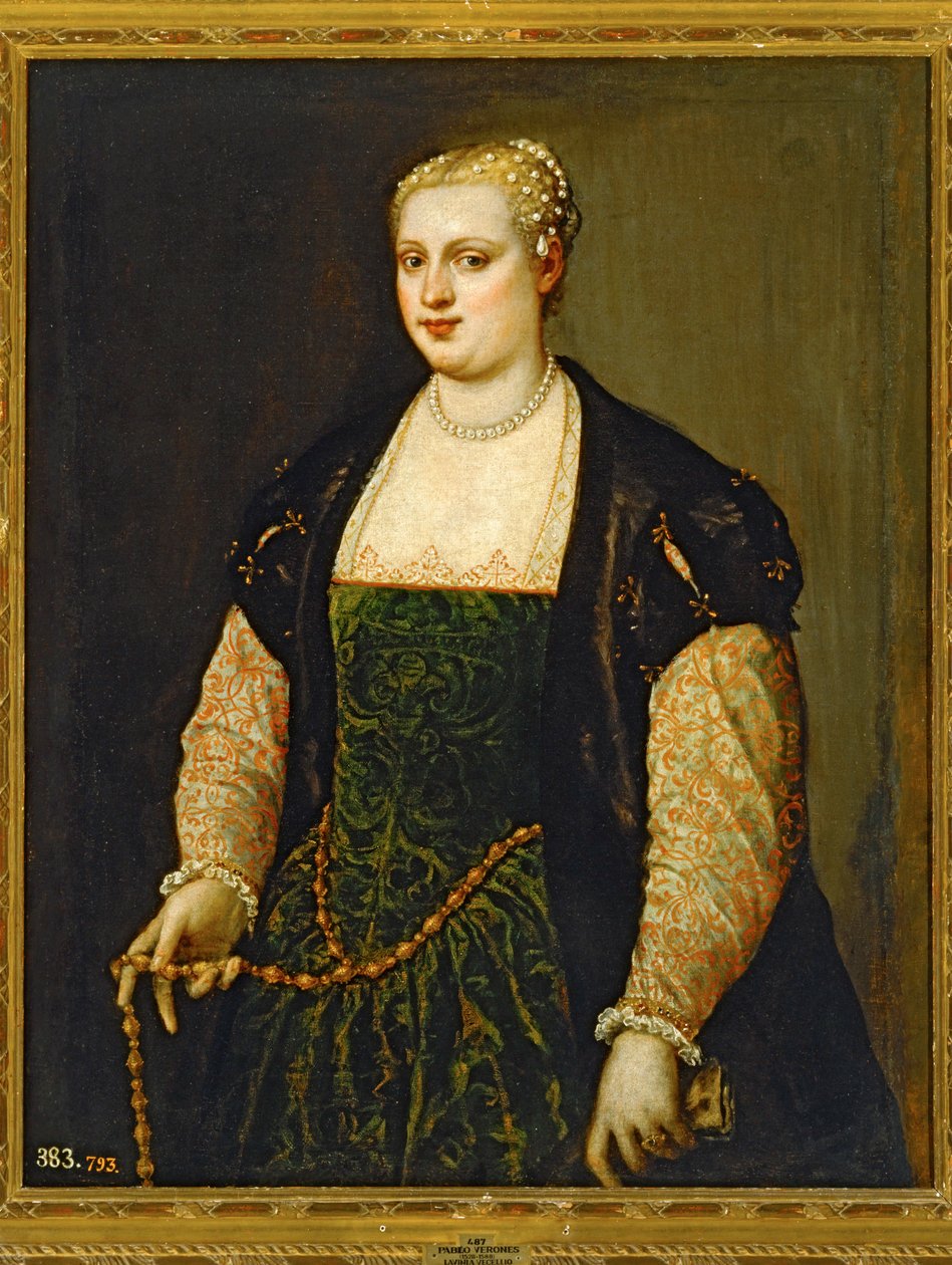 Lavinia Vecellio ... (maleri på lærred) af (1528-88) Veronese
