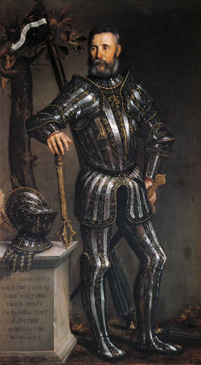 Portræt af Pase Guarienti af Paolo Caliari (1528-1588), olie på lærred af (1528 88) Veronese