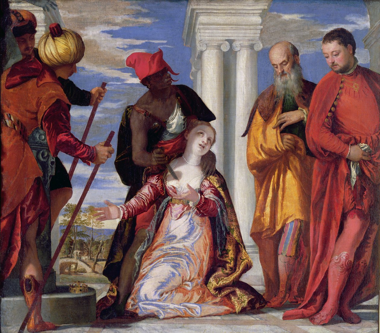 The Martyrdom of St. Justine, ca. 1555 (olie på lærred) af Veronese