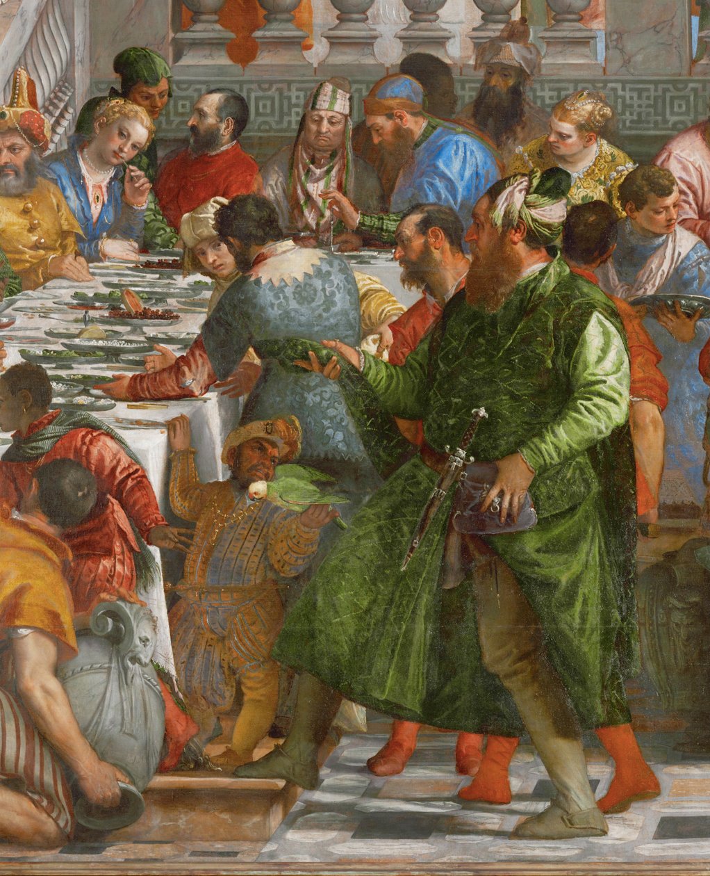 Brylluppet på Cana ... af (1528 88) Veronese