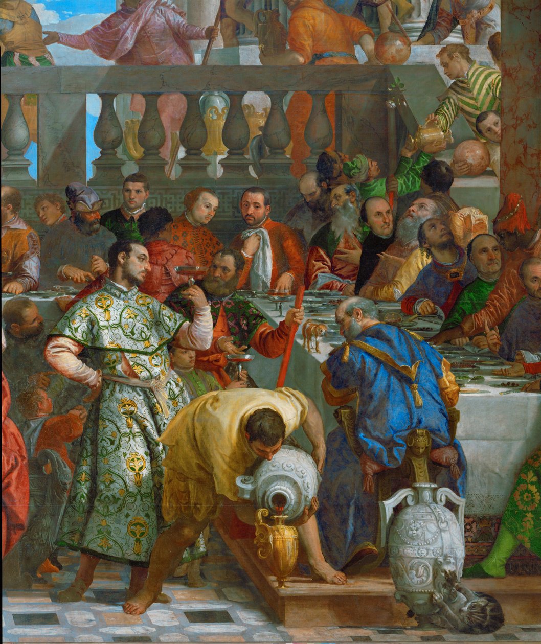 Brylluppet på Cana ... af (1528 88) Veronese