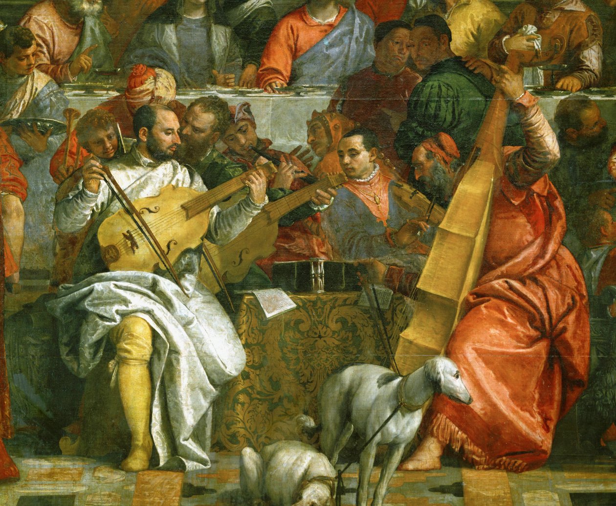 Brylluppet på Cana ... af (1528 88) Veronese