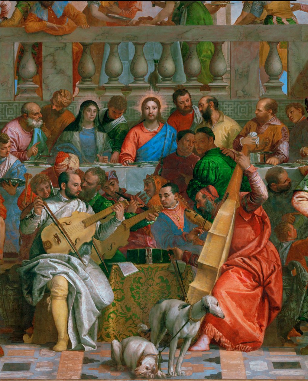 Brylluppet på Cana ... af (1528-88) Veronese
