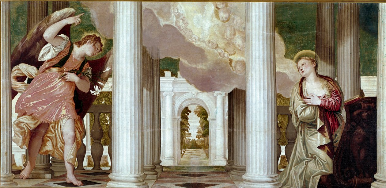 Bebudelse. Maleri af Paolo Caliari dit Paolo Veronese (1528-1588) af Veronese