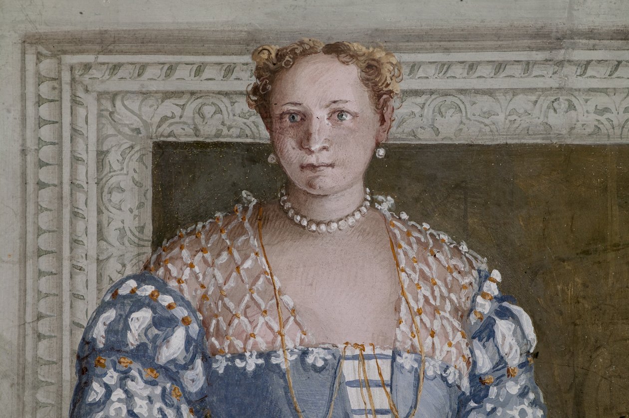 Donna Barbaro, Hall of Olympus, detalje på 2632651 af Veronese