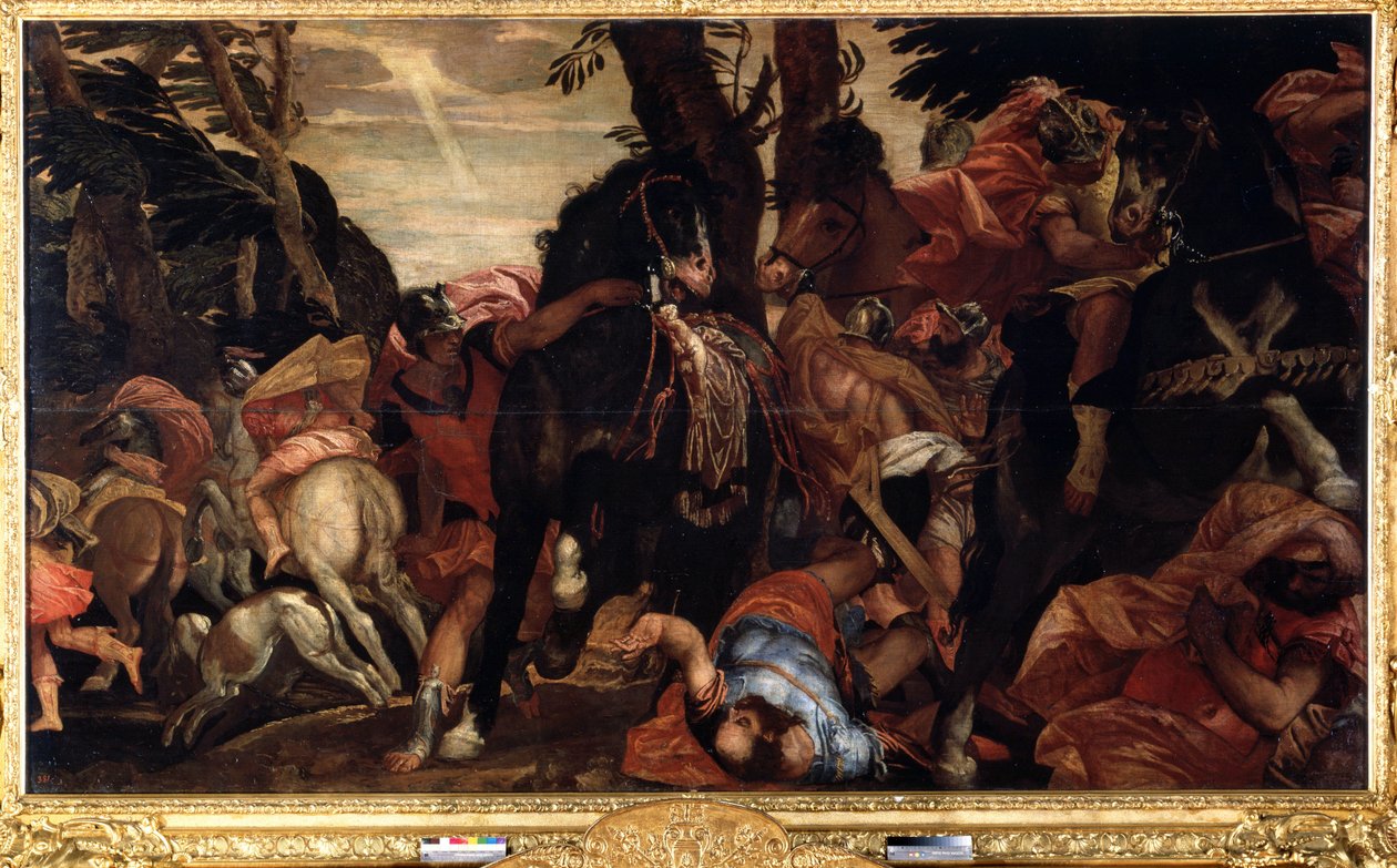 Sankt Pauls omvendelse ( Sankt Pauls omvendelse ). Maleri af Paolo Veronese (1528-1588). Olie på lærred af Veronese