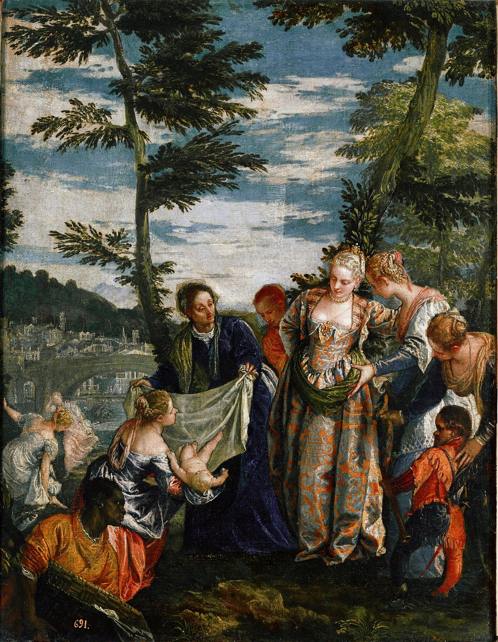 Fundet af Moses (maleri, ca. 1580) af Veronese