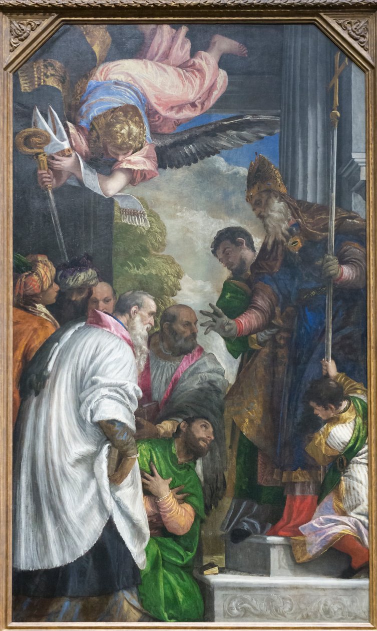 Indvielsen af Sankt Nikolaus af (1528 88) Veronese