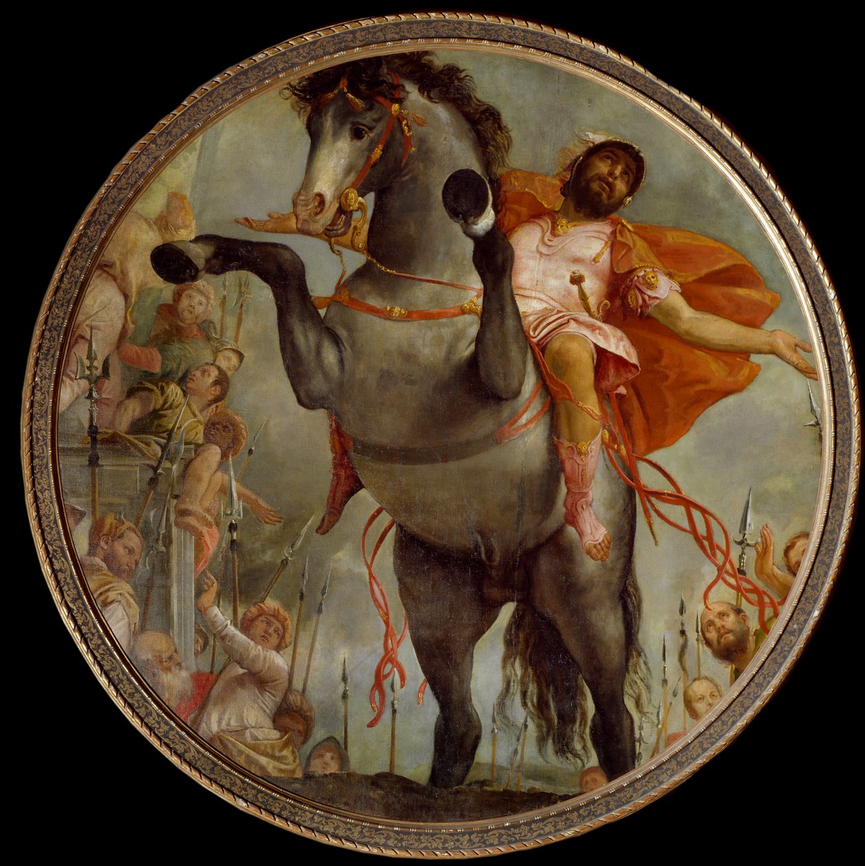 Den tapre Marcus Curtius (Maleri af Veronese