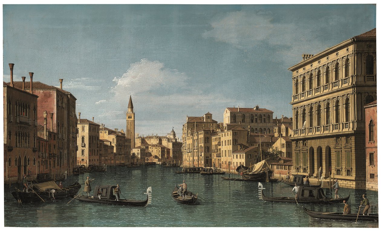 Canal Grande, Venedig, set mod nordvest fra Ca