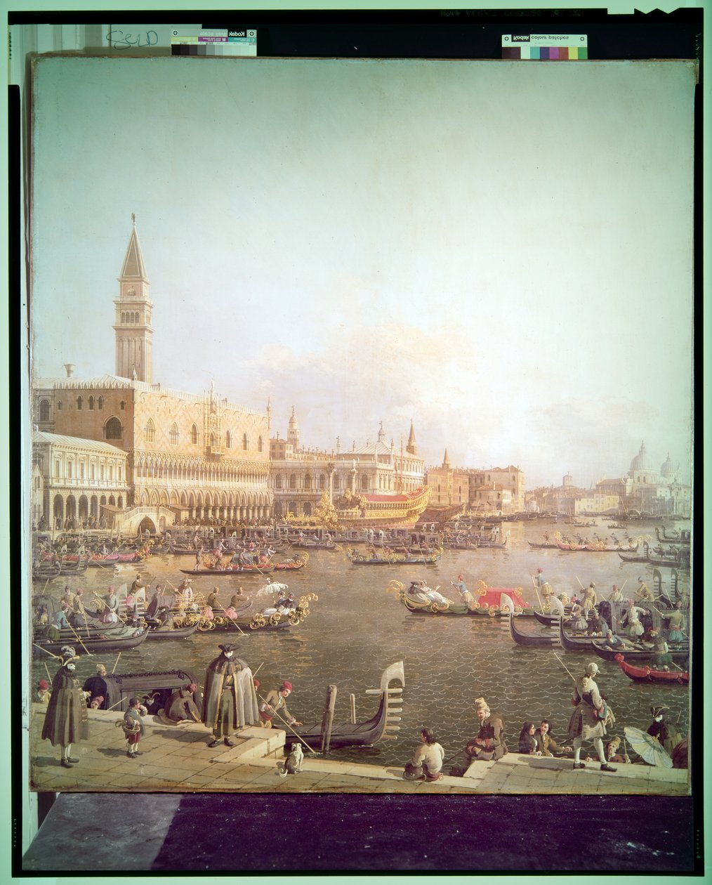 Molo og Dogepaladset fra Bacino Di San Marco af (1697 1768) Canaletto