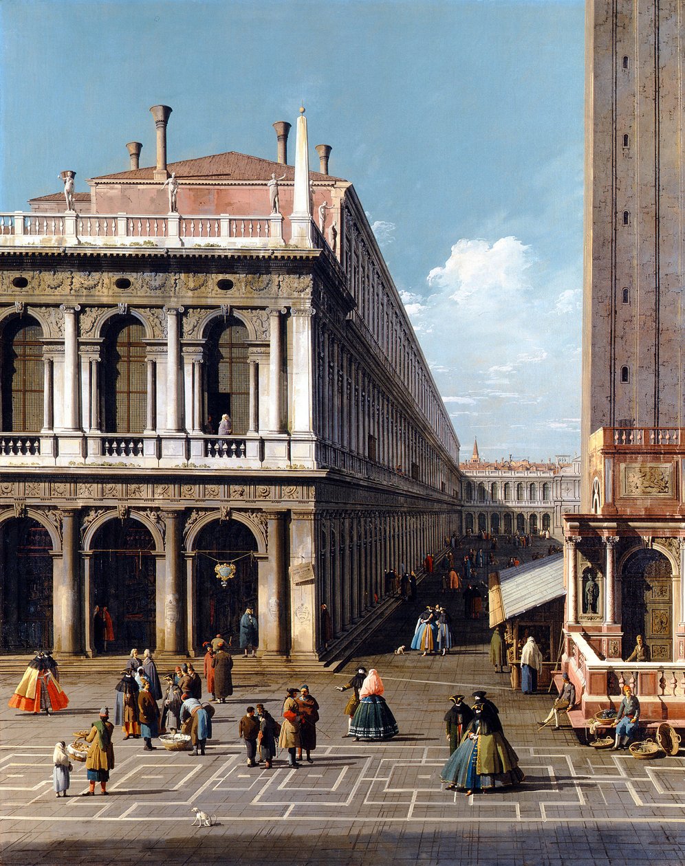 Piazza San Marco - Canaletto (1697-1768). Olie på lærred af Canaletto