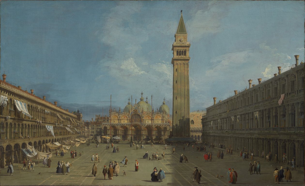 Piazza San Marco, ca. 1730 (olie på lærred) af Canaletto