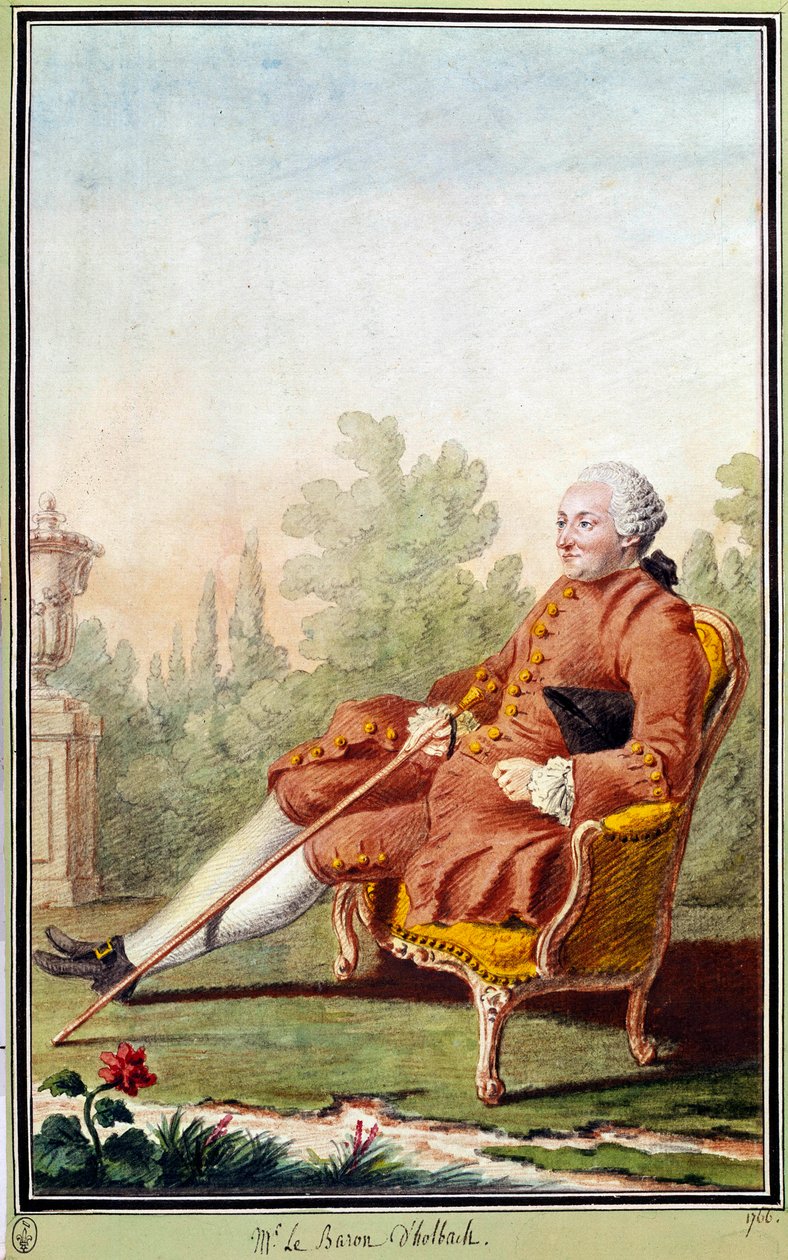 Portræt af Paul Henri Dietrich, Baron d
