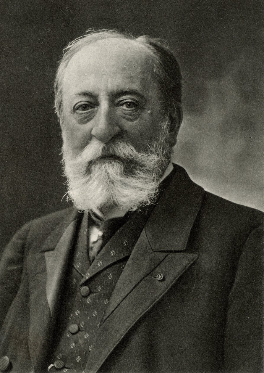 Camille Saint Saens (Saint-Saens) (1835-1921) fransk komponist og organist (s/h foto) af (1820 1910) Nadar