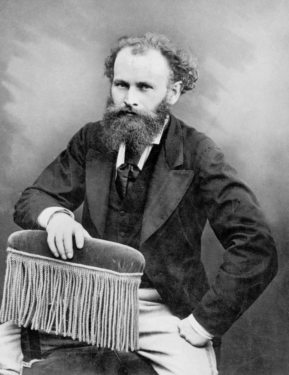 Edouard Manet, ca. 1875 (s/h-billede) af (1820 1910) Nadar