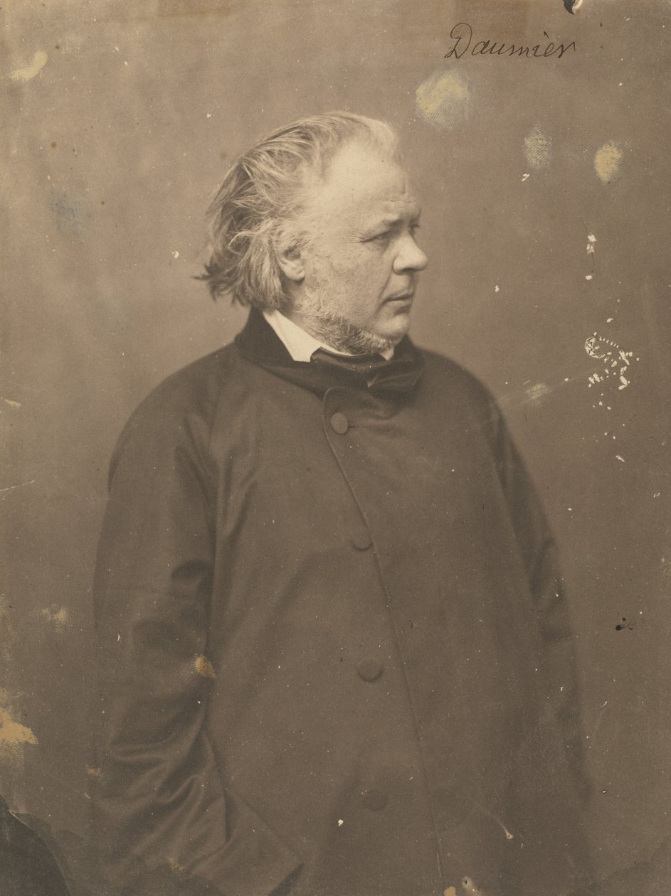 Honoré Daumier,1856/1858 (foto) af (1820-1910) Nadar