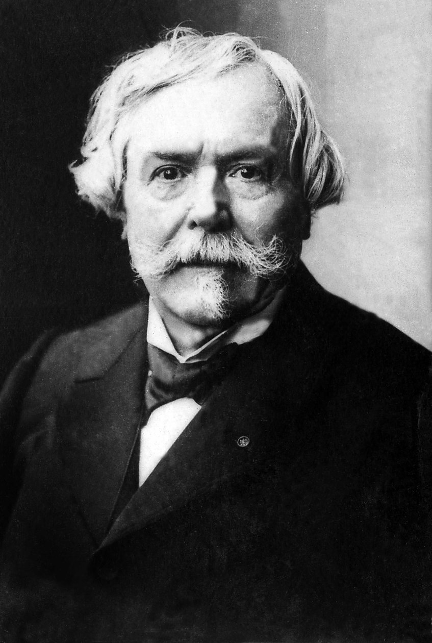 Portræt af Edmond Huot de Goncourt (1822-1896), fransk forfatter. Foto af Nadar af Nadar