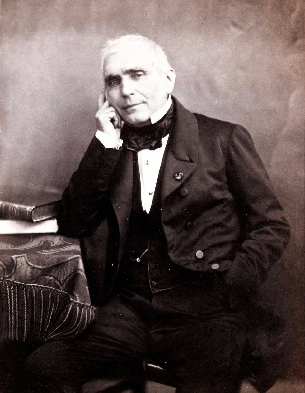 Portræt af Eugene Scribe (1791-1861) af Nadar, Gaspard-Felix (1820-1910) af Nadar