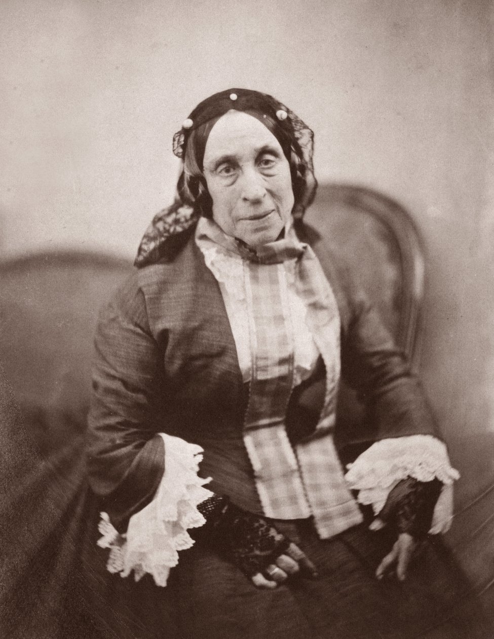 Portræt af Madame Desbordes Valmore (Marceline Felicite Josephine Desbordes-Valmore af Nadar