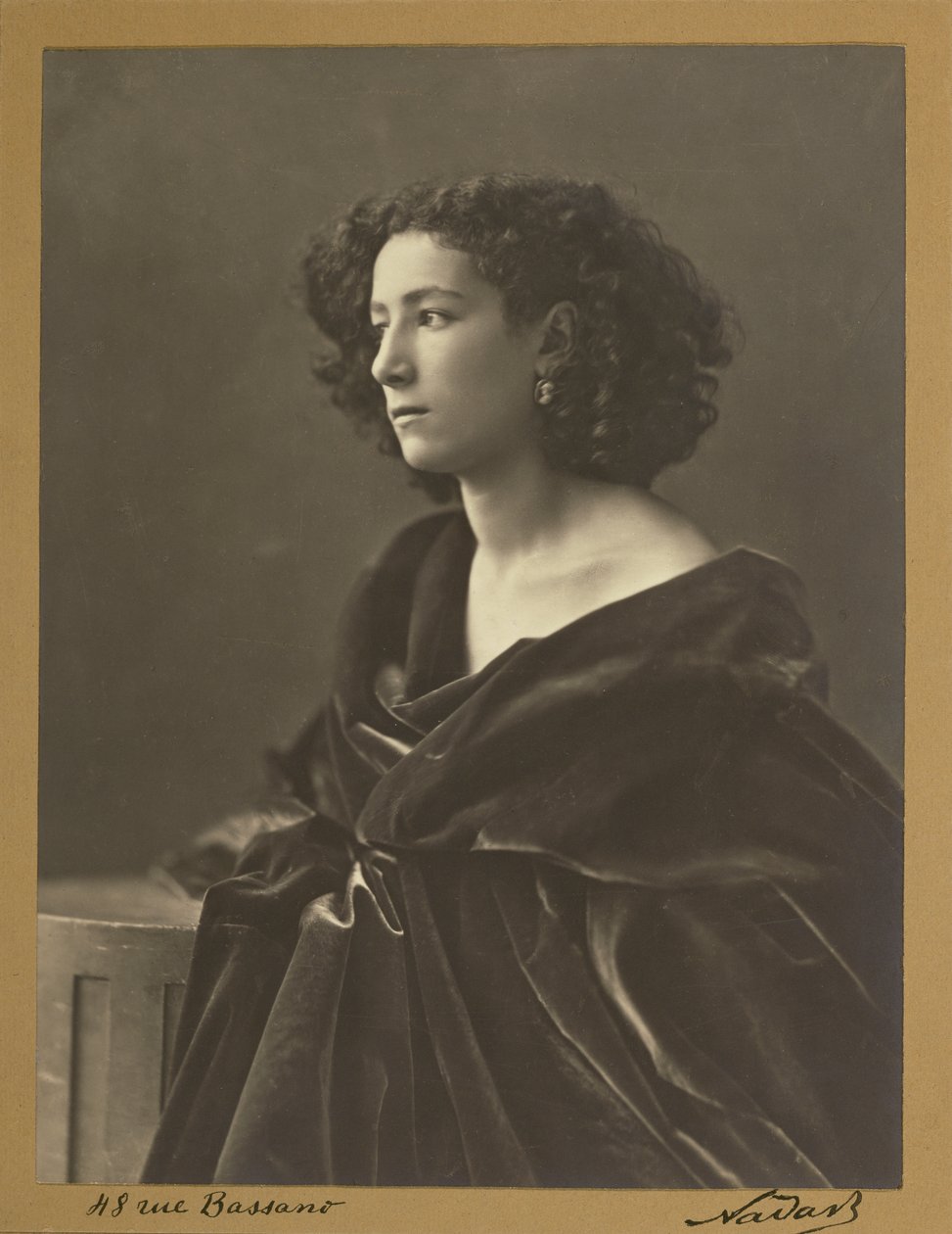 Portræt af Sarah Bernhardt i 1864 af Nadar af Nadar