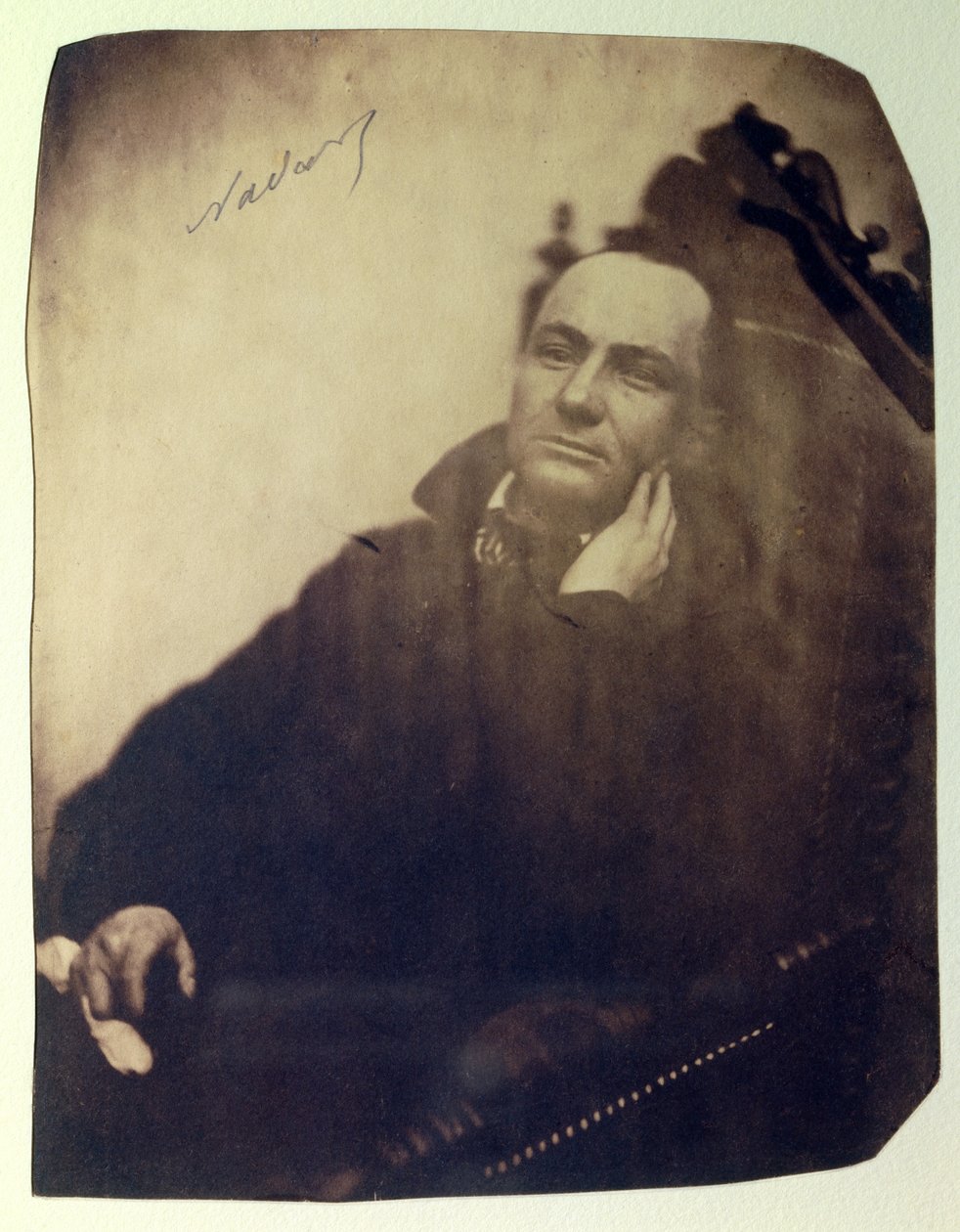 Portræt af den franske digter Charles Baudelaire (1821-1867). 1855 af Nadar