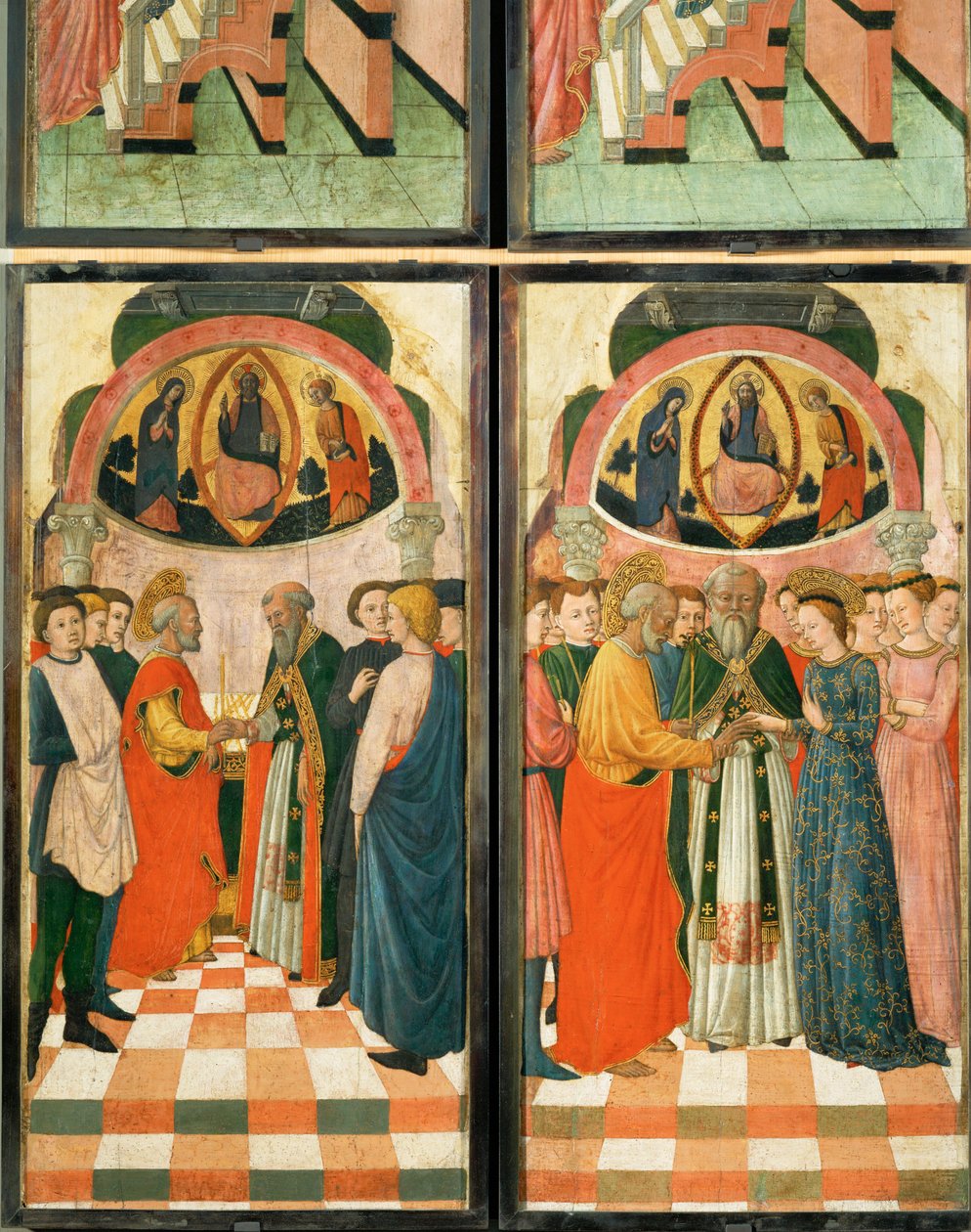 12 scener fra Jomfru Marias liv ... af (active c.1463-c.1490) Master of Wilten