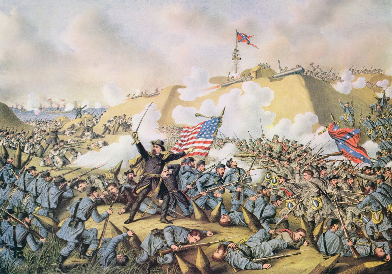 Fangst af Fort Fisher af (after) American School