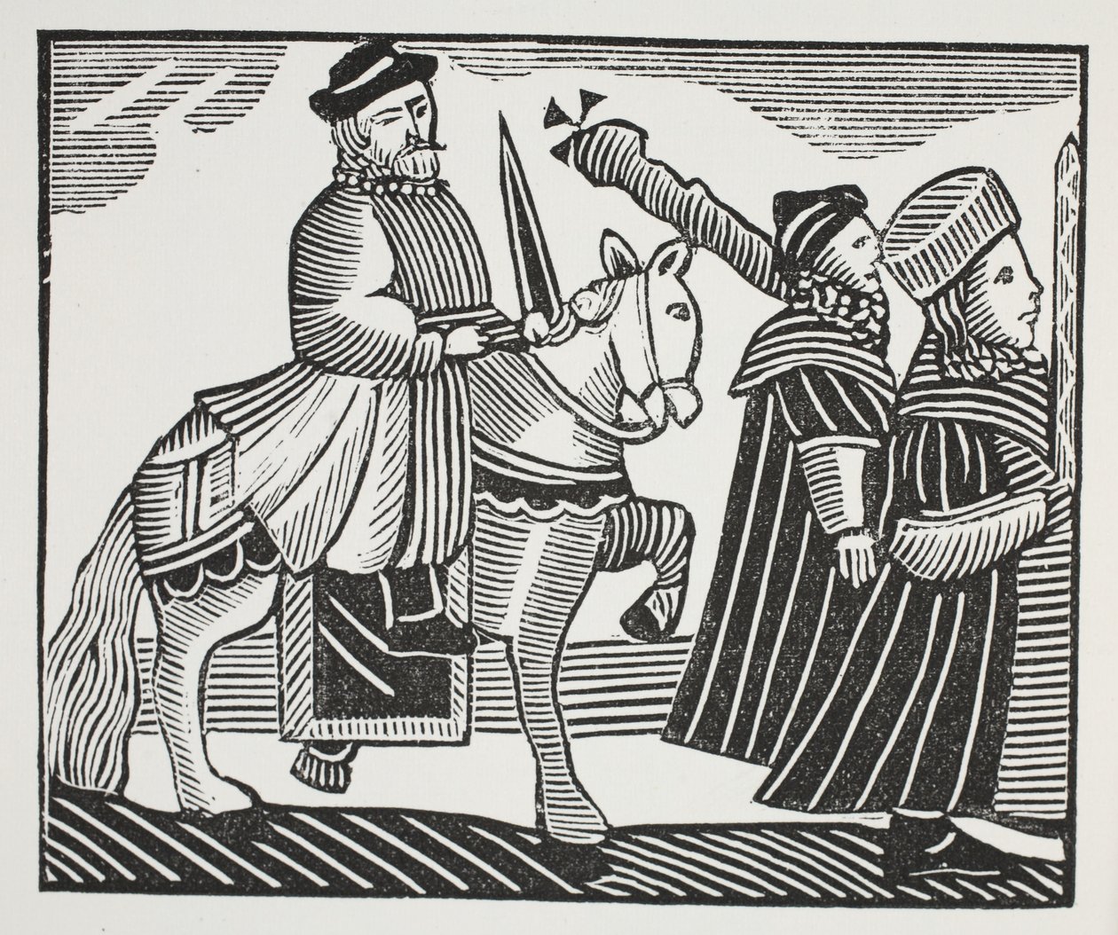 The History of Wat Tyler og Jack Straw, illustration fra 