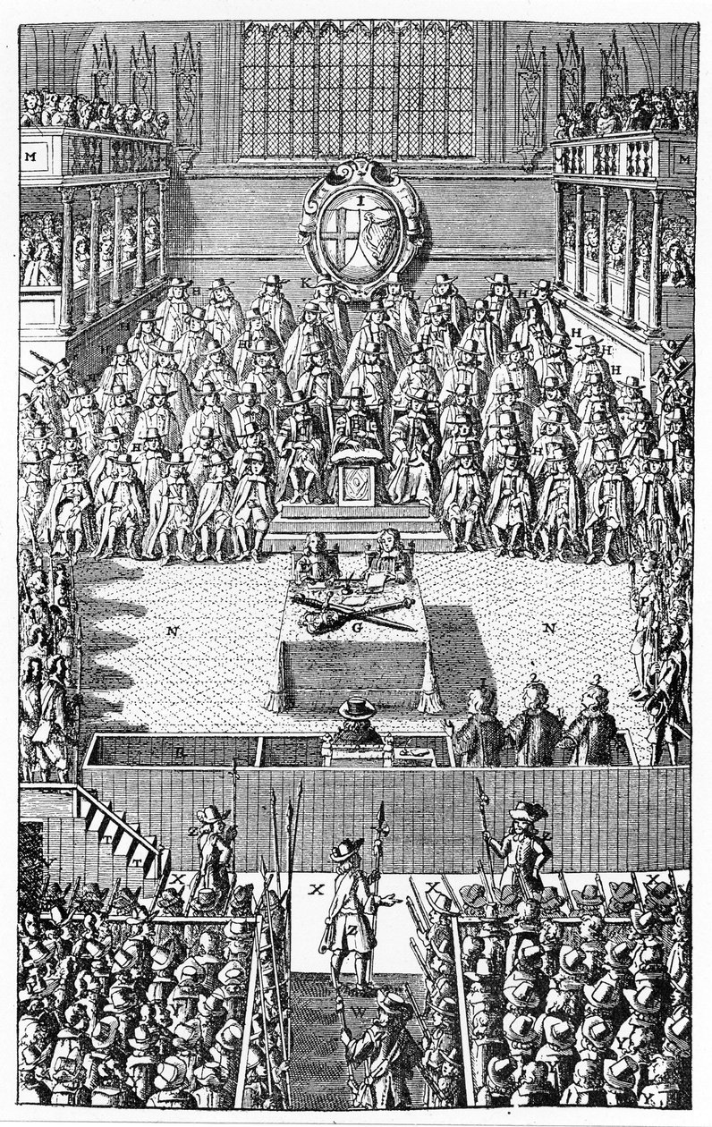 Retssag mod Charles I, januar 1649 af (after) English School