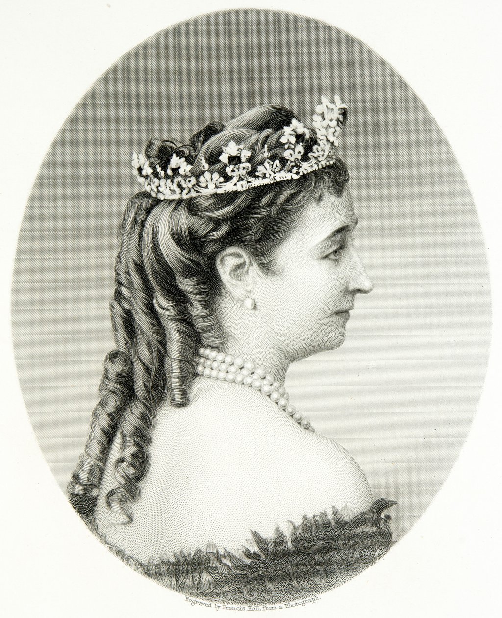 Eugenie (gravering) af (after) English photographer