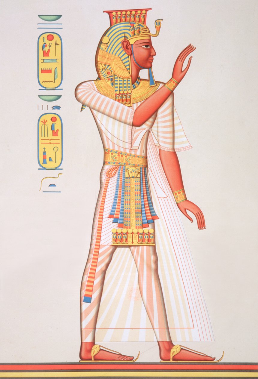 7746.c.1. & f.8 Portræt af Ramses III (ca. 1184-1153 f.Kr.) fra 