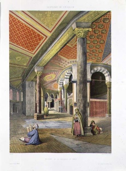 Galleriet i Omar-moskeen, fra 