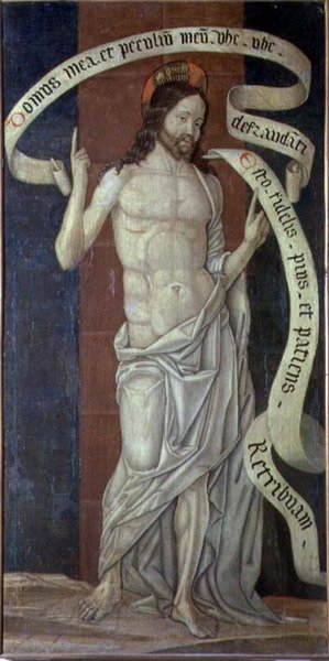 Kristus Forløseren (tempera) af (attr. to) Antonio da Pavia