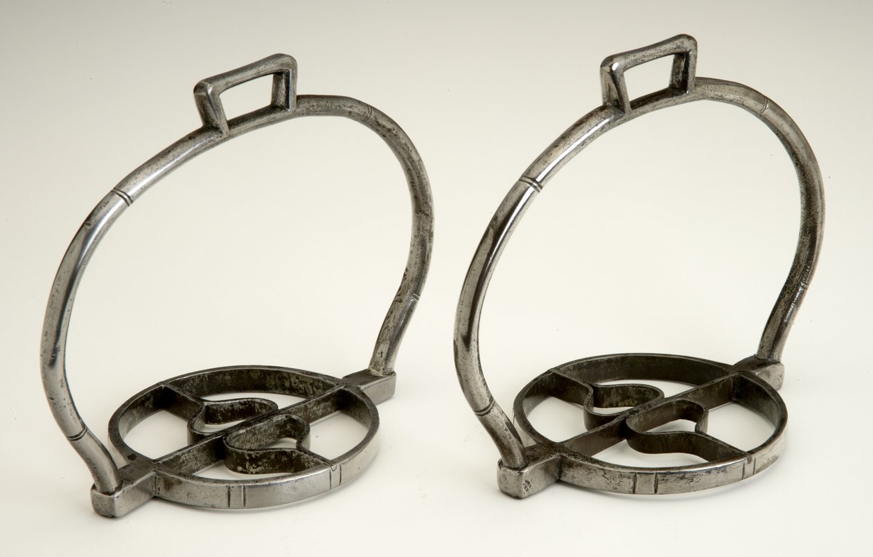 Et par stigbøjler, ca. 1525 (jern) af (attr.to) German School