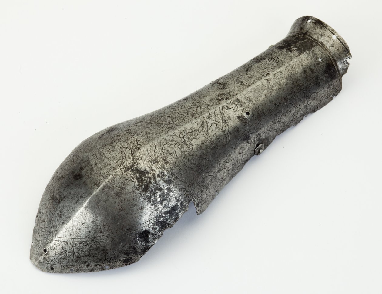 Bazuband, underarmsbeskytter (stål) af (attr.to) Ottoman School
