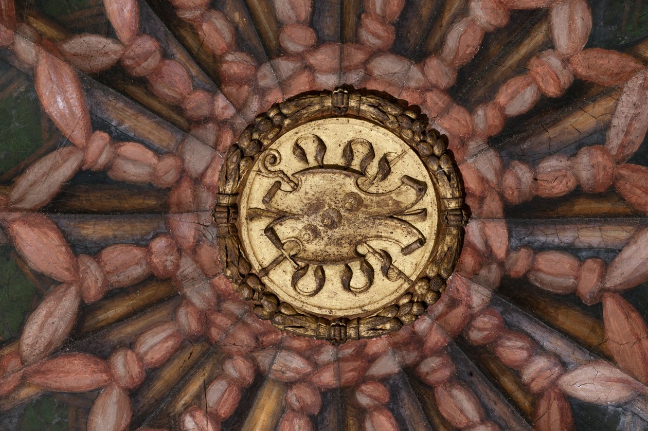 Detalje af hvælvingen af (c.1489 1534) Correggio