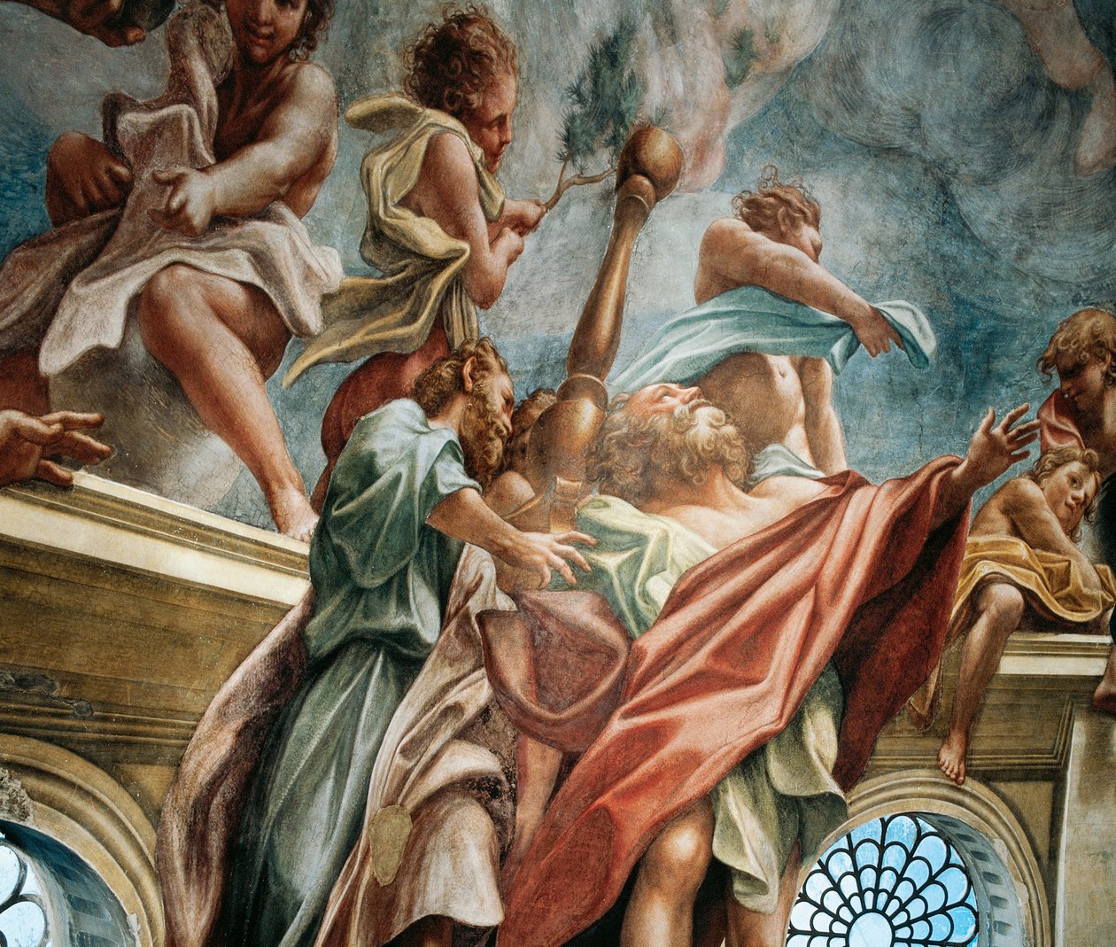 Apostel, detalje fra Jomfrus himmelfart af (c.1489 1534) Correggio