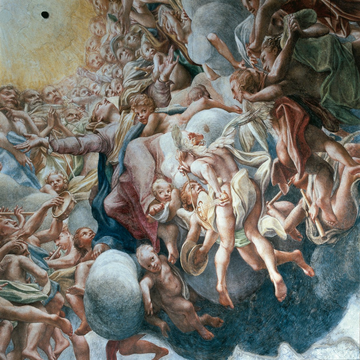 Antagelse af Jomfru af (c.1489 1534) Correggio