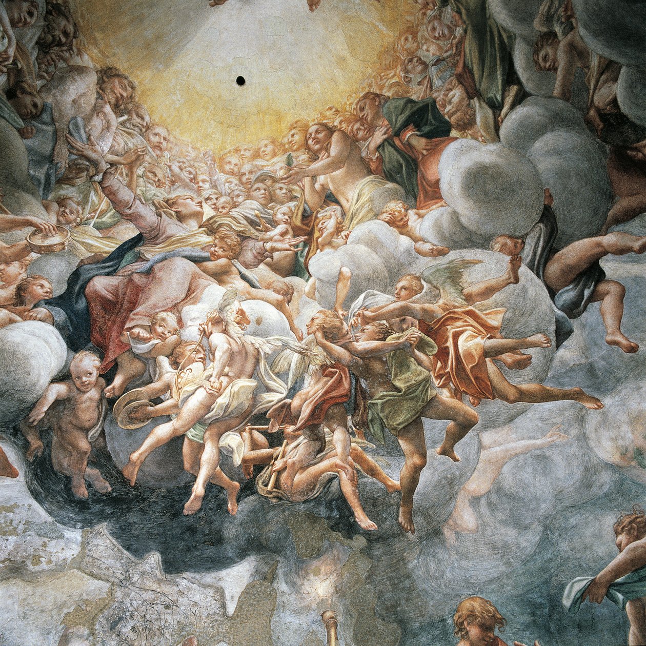 Antagelse af Jomfru, kuppel af (c.1489 1534) Correggio